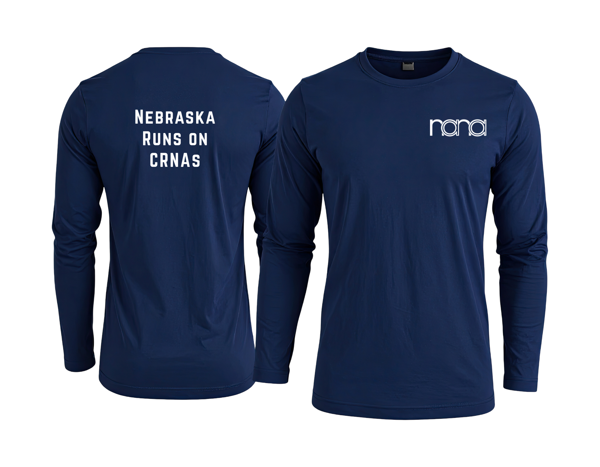 Nebraska Runs on CRNAs Long Sleeve
